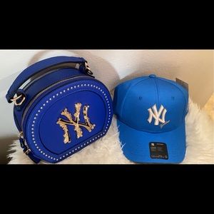 NY PURSE & HAT SET